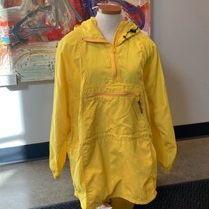 Vintage Women’s M LL Bean Sunshine Yellow Anorak